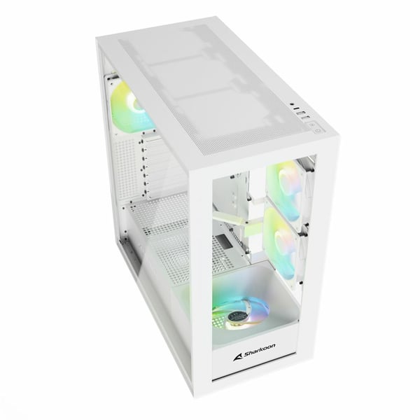 Pikkukuva 5 / 9: Sharkoon Rebel C60 Midi Tower Valkoinen