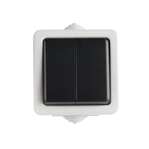 Miniatyrbillede 1 af 2: Kanlux Skrueforbinder 10AX 250V sort (25351)
