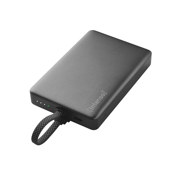 Miniatyrbillede 4 af 12: Intenso MC10000 Lithium polymer (LiPo) 10000 mAh Trådløs opladning Sort, Grå
