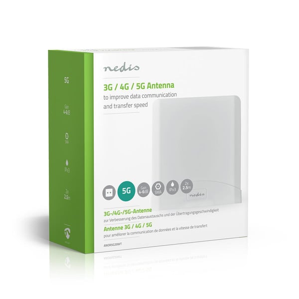 Nedis ANOR5G20WT verkkoantenni SMA 6 dBi