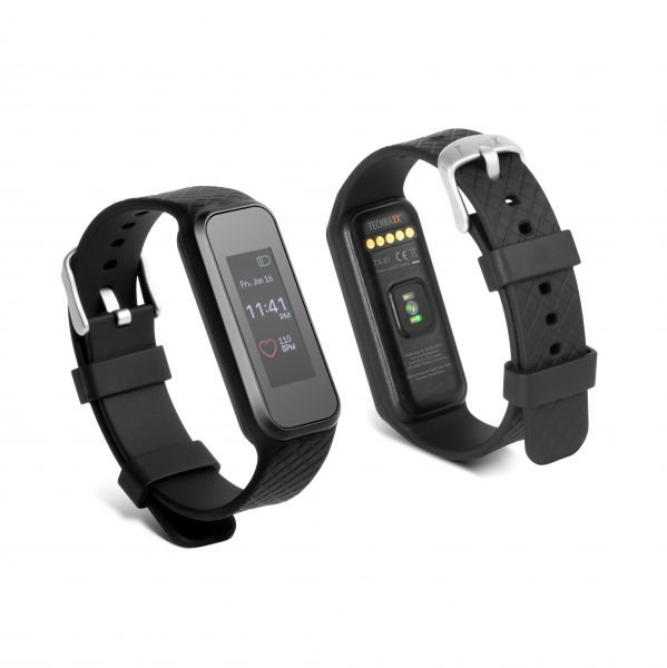 Technaxx TX-81 TFT Aktivitetstracker til håndled 2,69 cm (1.06") IP65 Sort