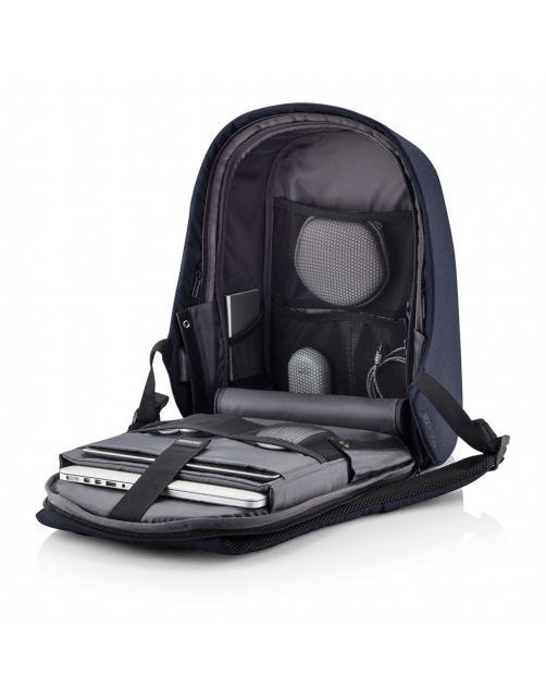 XD-Design Bobby Hero XL rygsæk Fritidsrygsæk Marineblå PU-læder