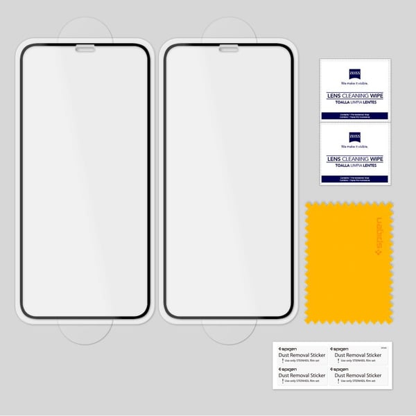 Pikkukuva 2 / 2: Spigen 057GL23120 Matkapuhelimen näyttö- ja taustasuoja Kirkas näytönsuoja Apple 2 kpl
