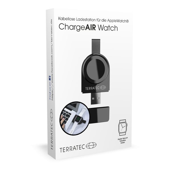 Terratec ChargeAIR Watch SmartWatch Sort USB Indendørs