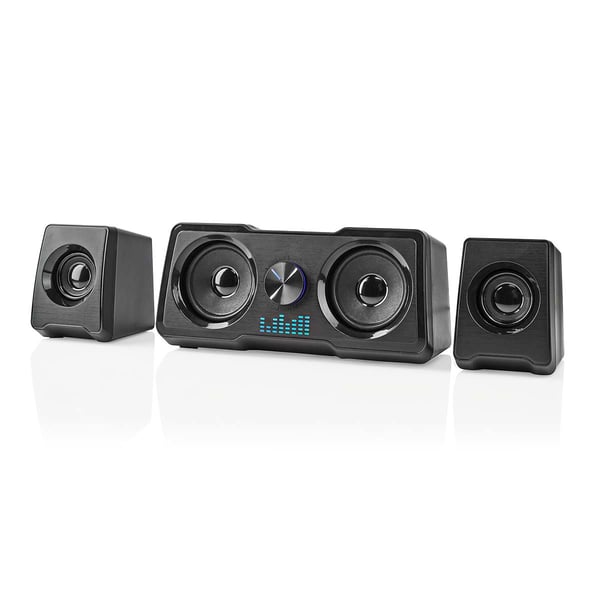 Miniatyrbild 9 av 12: Nedis Gaming Speaker 2-vägs Svart Kabel 16 W