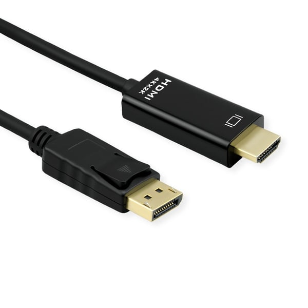 ROLINE 11.04.5997-10 3 m DisplayPort HDMI Svart ROLINE 11.04.5997-10 3 m DisplayPort HDMI Svart