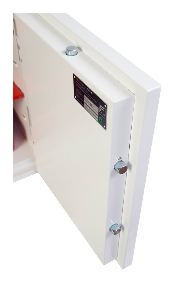 Phoenix Safe Co. Fortress SS1183E Fritstående pengeskab 42 L Stål Hvid