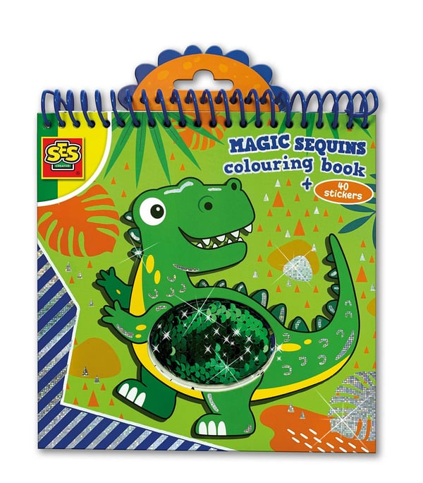 SES Creative Magic sequins colouring book Malebog/album