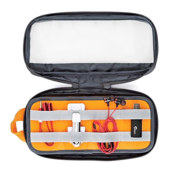 Lowepro Pouch Medium GearUp GL Portmonnä Nylon, Ripstop, Polyester Orange, Grå