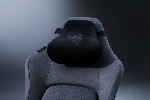 Miniatyrbild 5 av 6: Razer Iskur V2 Spelfåtölj Stoppad sits Grå