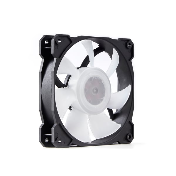 Miniatyrbild 6 av 7: Gelid Solutions Radiant-D Datorväska Fan 12 cm Svart, Vit 1 styck