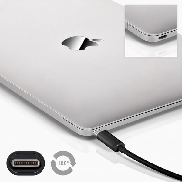 Miniatyrbillede 2 af 4: Goobay 67993 USB-kabel USB 2.0 1 m Micro-USB B USB C 0,48 Gbit/sek. Sort