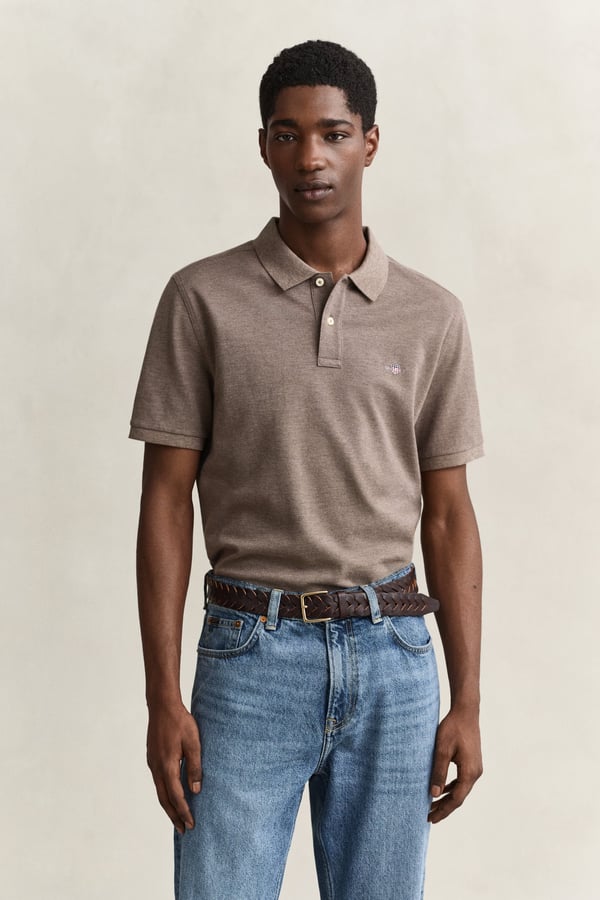 Gant 2210-294 Pikétröja Button down-krage Kortärmad Bomull