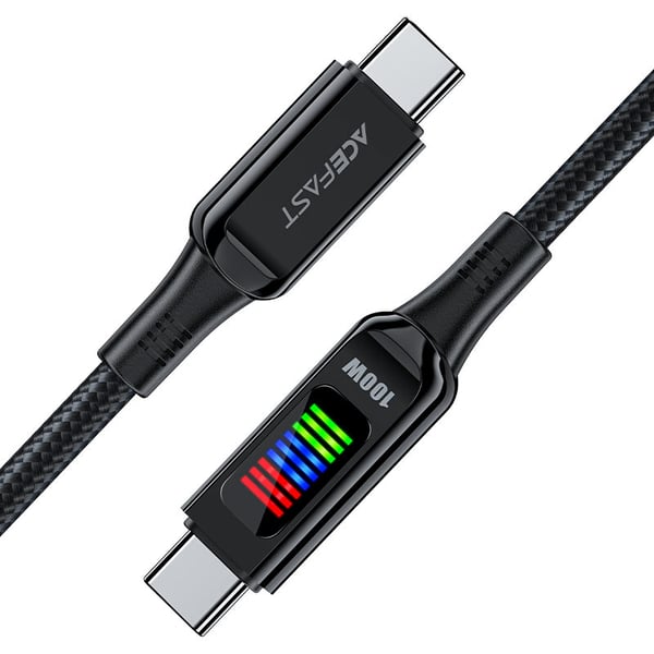 Pikkukuva 2 / 6: ACEFAST C7-03 USB-kaapeli 1,2 m USB C 100 W Musta