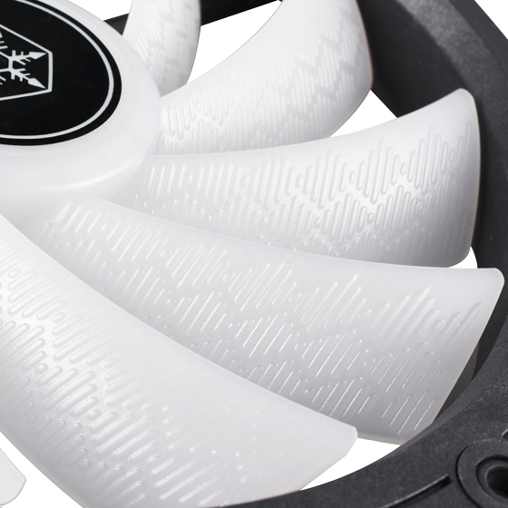 Silverstone Shark Force 160 ARGB Datorväska Fan Svart, Vit 1 styck