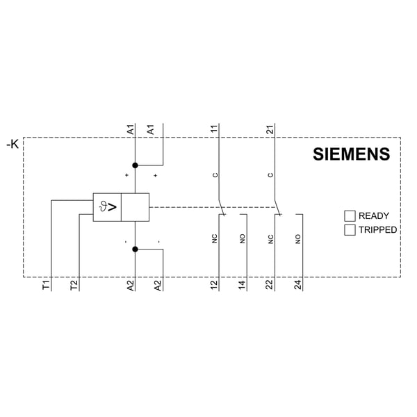 Siemens Thermistor-Motorschutzrelais 2 Wechsler 1 St. 3RN2010-1BW30