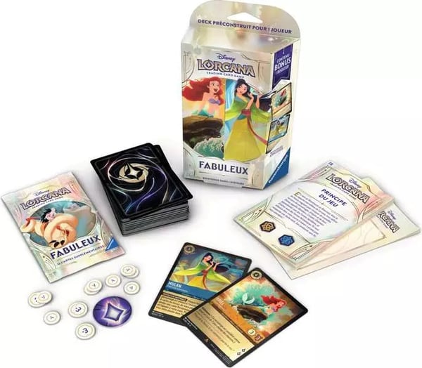 Miniatyrbillede 3 af 3: Ravensburger Disney Lorcana S9 Deck 1J B Ariel & Mulan Starter Decks Kortspil Card exchange