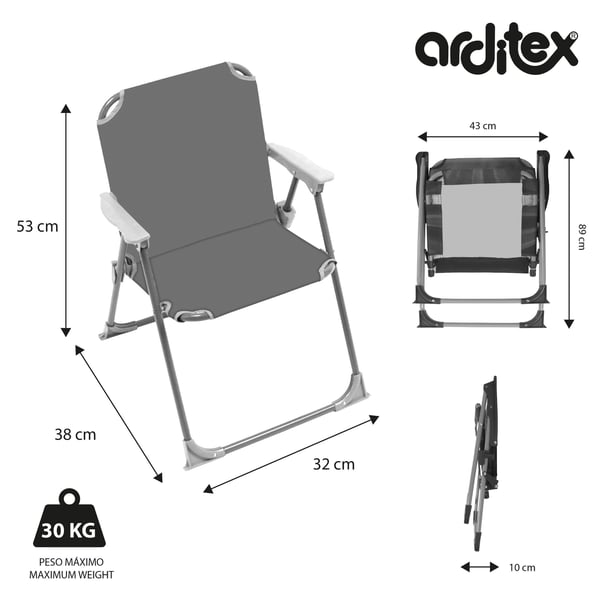 Arditex WD16135 Barnstol Baby-/barnstol Sits i nätmaterial Multifärg