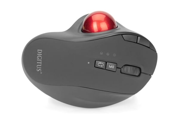 Miniatyrbild 6 av 7: Digitus DA-20156 datormöss Högerhand Trådlös RF + Bluetooth Styrkula 2400 DPI