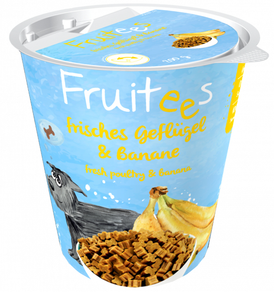 Fruitees 603500200 koiran ja kissan herkkupala Koira Herkkupalkinto Banaani, Siipikarja 200 g Fruitees 603500200 koiran ja kissan herkkupala Koira Herkkupalkinto Banaani, Siipikarja 200 g
