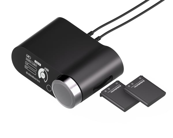 Steelseries Arctis Nova Pro Wireless Headset Kabel & trådløs Spil Bluetooth Sølv, Hvid