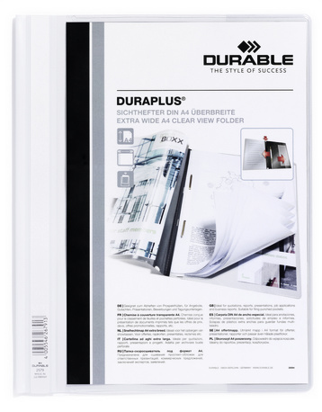 Pikkukuva 1 / 2: Durable Duraplus raporttikansi Valkoinen