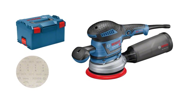 Miniatyrbillede 1 af 4: Bosch GEX 40-150 PROFESSIONAL Skivesliber 12000 rpm 24000 OPM Sort, Blå, Grå, Rød 400 W
