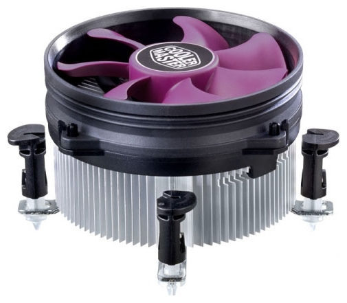 Cooler Master X Dream i117 Processor Kylare 9,5 cm Aluminium, Violett