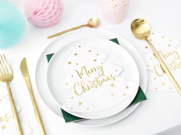 Miniatyrbild 3 av 6: Servetter Julgran - God Jul, 16x16,5 cm (1-pack/20 st.)