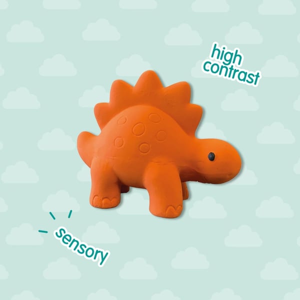 SES Kylpylelu Stegosaurus 100 % luonnonkumia 13213