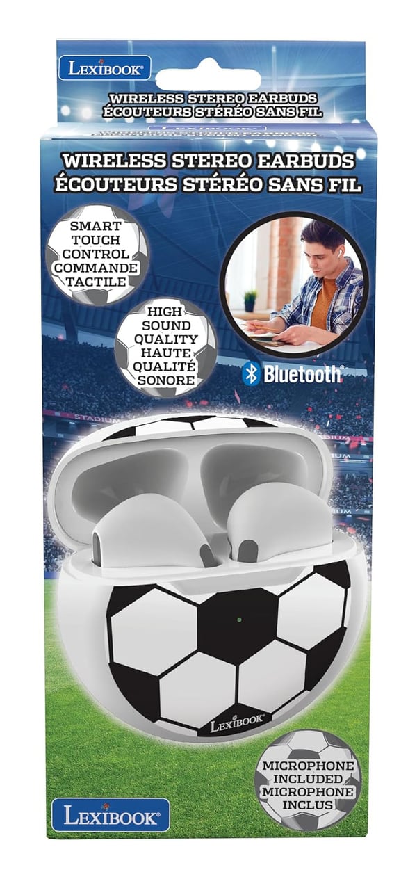 Lexibook HPBT05FO hovedtelefoner/headset Trådløs I ørerne Rejsende Bluetooth Hvid
