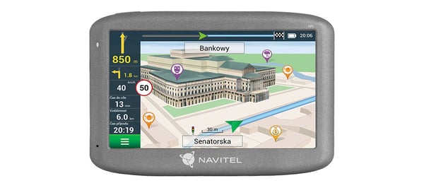 Navitel E505 Magnetic navigatorer Handheld / Fast 12,7 cm (5") TFT Pekskärm 161 g Svart
