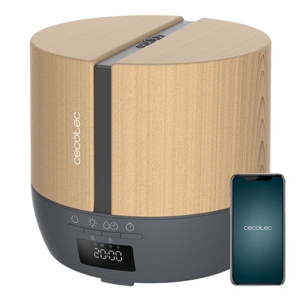 Miniatyrbillede 8 af 10: Cecotec PureAroma 550 luftfugter Damp 0,5 L Grå, Træ