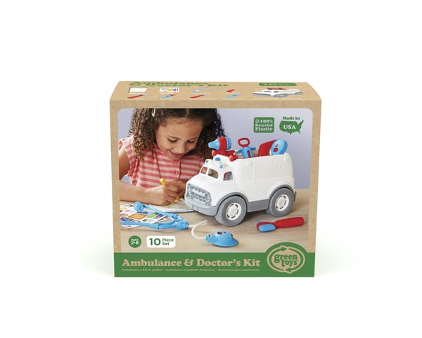 Pikkukuva 3 / 3: Green Toys Ambulance & Doctor's Kit