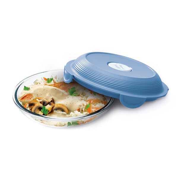 Maped M870603 Rund Krukke 0,7 L Blå, Transparent 1 stk