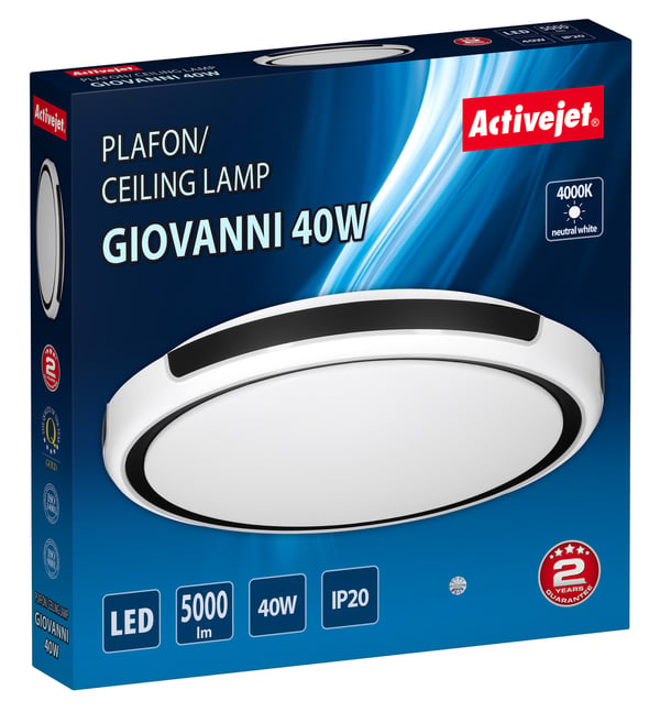 Activejet LED-loftslampe AJE-GIOVANNI 40W
