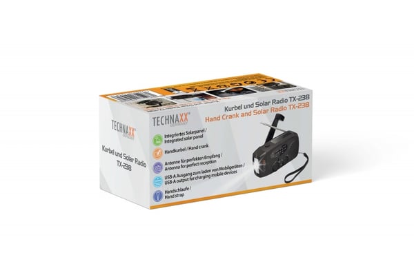 Miniatyrbillede 8 af 9: Technaxx TX-238 Bærbar Analog & digital Sort