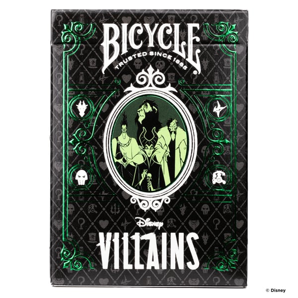 Bicycle Disney Villains pelikortti 56 kpl