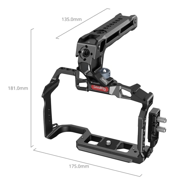 SmallRig 3830C kamera taske 1/4, 3/8" Sort