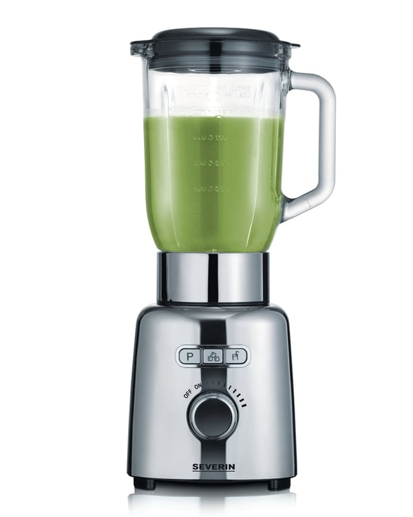 Severin SM 3710 1,5 L Pöydällä pidettävä tehosekoitin 1000 W Musta, Ruostumaton teräs