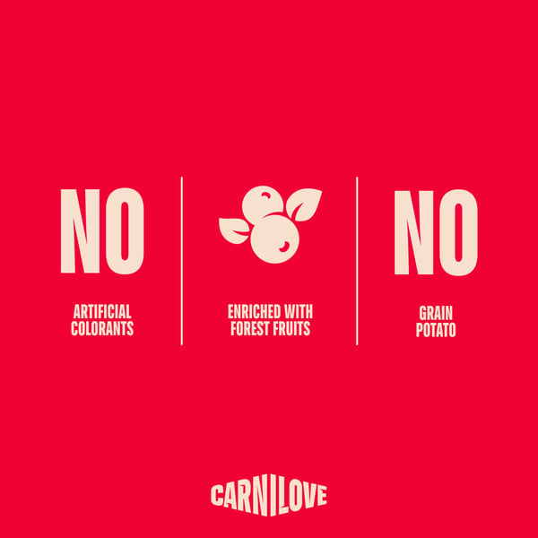 Pikkukuva 8 / 9: CARNILOVE 103100795 koiran ja kissan herkkupala Koira Välipala Lammas 200 g