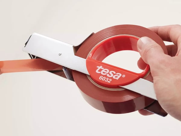 Miniatyrbillede 3 af 5: TESA 6032 Plast, Stål Rød, Sølv