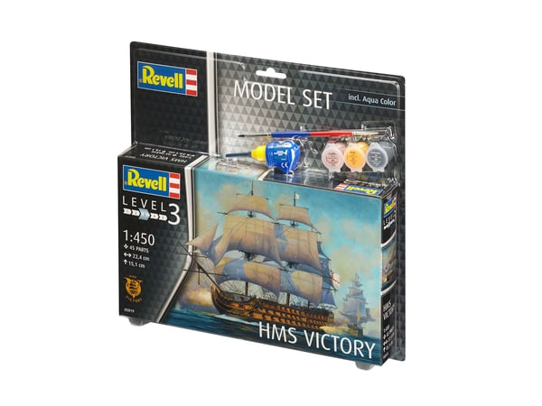 Miniatyrbild 3 av 4: Revell - 65819 - Maquette Model Set Amiral Nelson Flagship delar och tillbehör till skalmodell