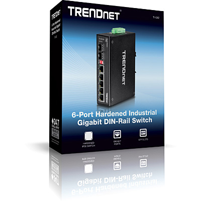 Miniatyrbillede 3 af 4: Trendnet TI-G62 netværksswitch Ikke administreret L2 Gigabit Ethernet (10/100/1000) Sort