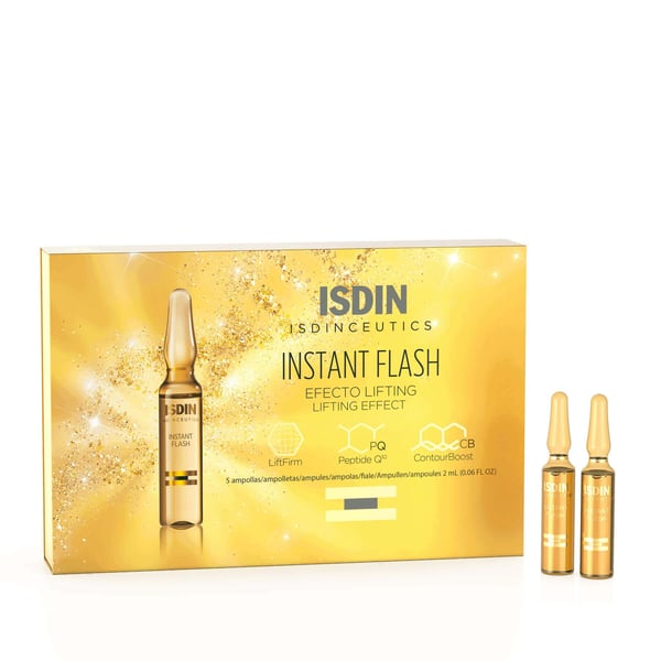 Miniatyrbild 1 av 5: ISDIN Instant Flash Ansiktsserum 2 ml Kvinna