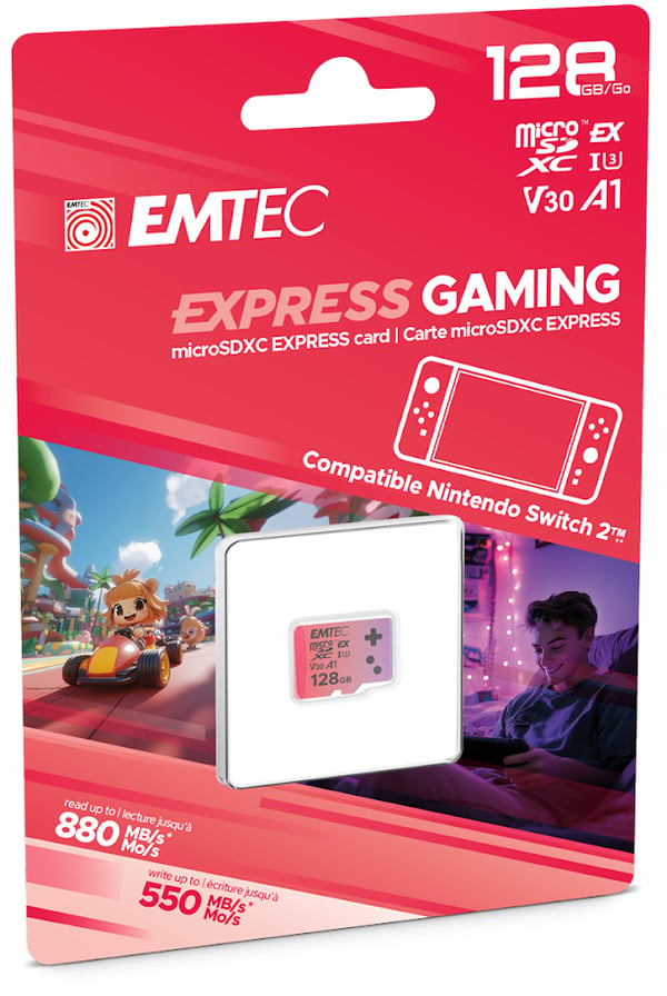 Emtec ECMSDM128GEXG hukommelseskort 128 GB MicroSDXC UHS-I