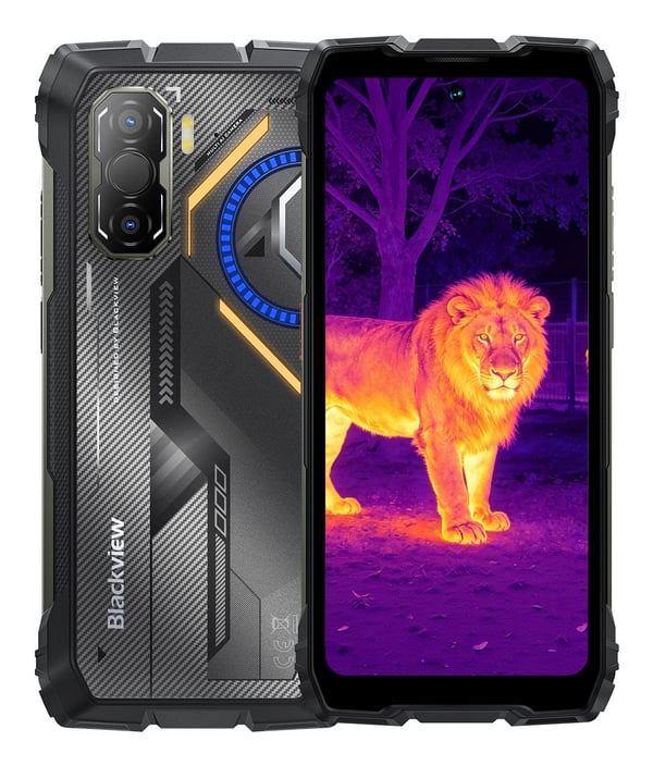 Blackview ROCK 3 17,2 cm (6.78") Hybridi-Dual SIM Android 16.0 4G USB Type-C 8 GB 256 GB 10000 mAh Musta