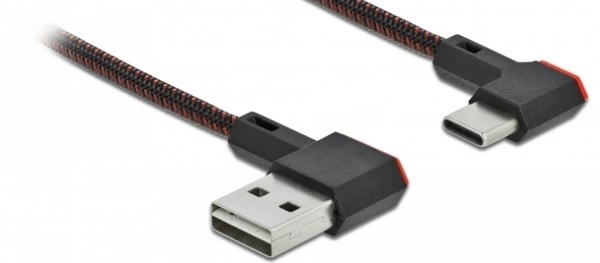 Pikkukuva 1 / 2: DeLOCK 85279 USB-kaapeli USB 2.0 0,2 m USB A USB C Musta
