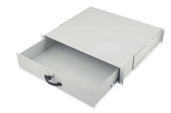 DIGITUS lukittava laatikko 482,6 mm (19\") verkko- ja palvelinkaappeihin, 2U DIGITUS lukittava laatikko 482,6 mm (19\") verkko- ja palvelinkaappeihin, 2U