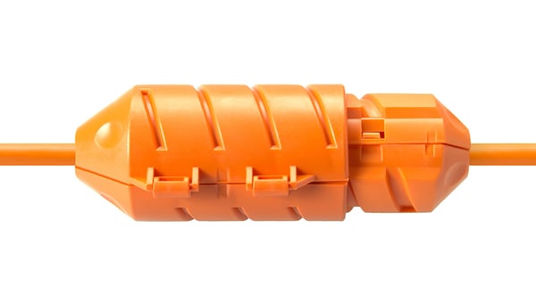 Tether Tools JerkStopper Golv Kabeldosa Orange 1 styck Tether Tools JerkStopper Golv Kabeldosa Orange 1 styck